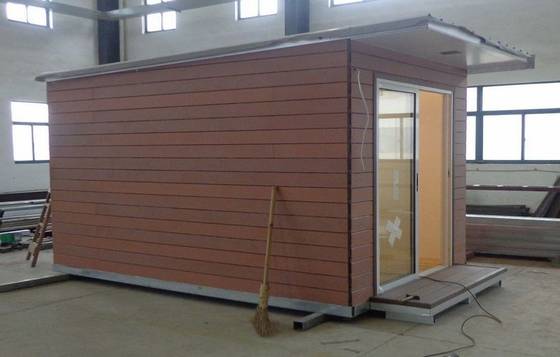 Casa clara do feriado da construção de aço/estúdio pré-fabricado do jardim para a vida do feriado