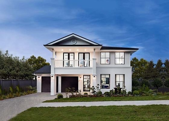 Casa pré-fabricada com estrutura de aço ecológico Casa modular moderna leve