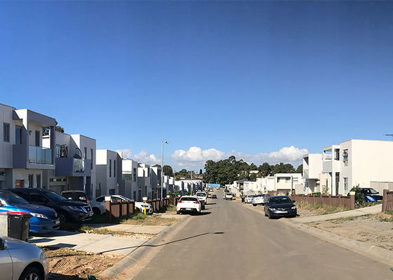 AS/US Casa de aço pré-fabricada leve Boa resistência ao terremoto Edifícios pré-fabricados de metal