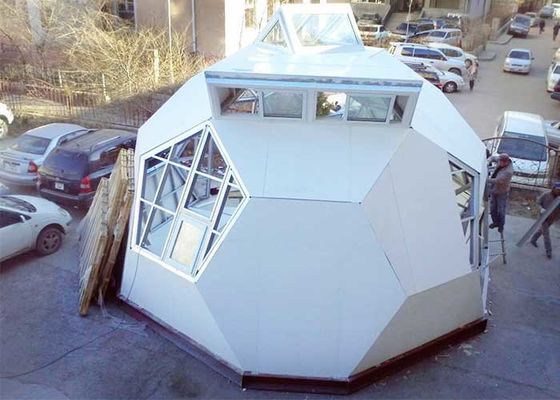 AS/NZS Standard Bungalow Prefab Tiny Homes Modern Prefab Dome Chalet Casa de futebol