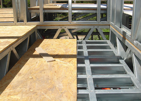 AS/US Steel Structure Prefab Villa Dubai House Living With A Cheerful Deck