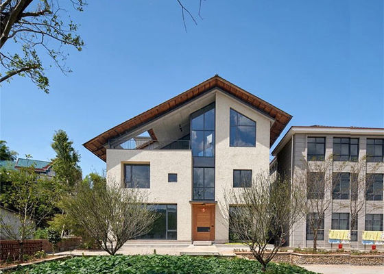 Economia energética pré-fabricados Vila de 2 andares Edifícios pré-fabricados de aço leve Vida moderna