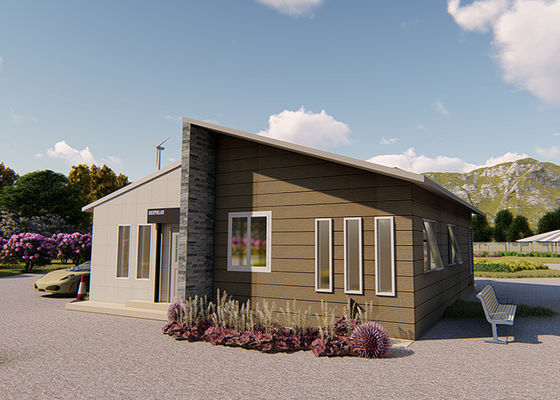 Casas de estrutura de aço móvel forte /parede de aço leve de 2 andares de luxo