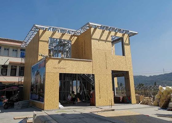Luxury 3‑Bedroom Duplex Prefab Villa | Light Gauge Steel Truss Two‑Story Home