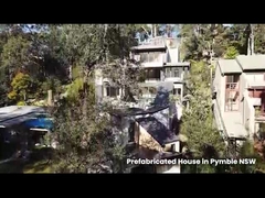 Casa pré-fabricada de 2 quartos com tamanho personalizado e EPS / lã de rocha / PU telhado de painel sanduíche