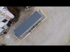 Casa pequena pré-fabricada com Alu. Portão de casamento Ar condicionado opcional