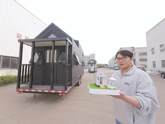 Mini Houses on Wheels by Movable Roots EUA/EUA Modern trailer hosue pronto para enviar