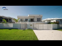 Casa pré-fabricada de aço leve, villa, padrão australiano, casa modular de aço kts