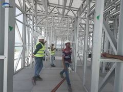 Quadro de aço leve Casas pré-fabricadas Estúdio de jardim Design moderno Casas pequenas