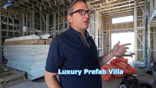 casa pré-fabricada villa de luxo casa unifamiliar