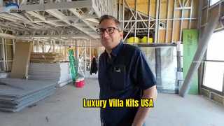 Casa pré-fabricada dos EUA kits de casa pré-fabricada villa de luxo