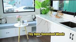 pequena casa pré-fabricada sobre rodas Mini casa em Queensland